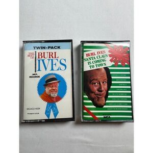 Burl Ives Cassette Lot Santa Claus Is Coming To Town The Best Of MCA Records